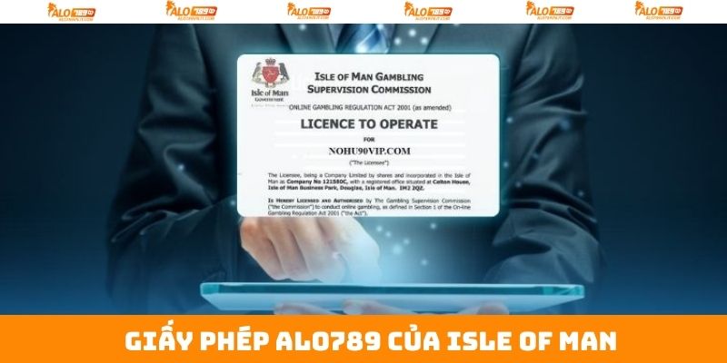 Chứng nhận hợp pháp của nhà cái từ Isle of Man