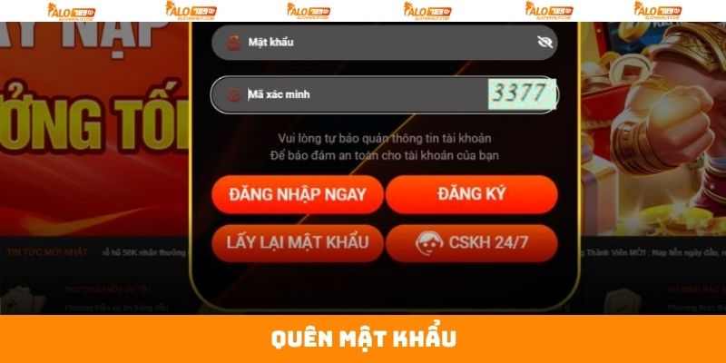 Quên Mật Khẩu - Cách Thức Khôi Phục Đơn Giản Nhất Tại Alo789