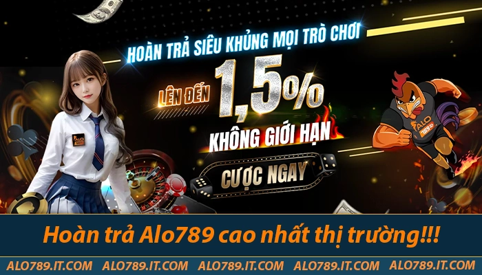 Hoàn trả tại Alo789 cực cao