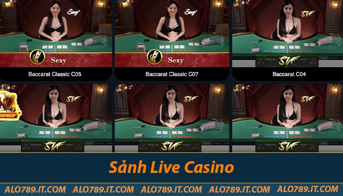 Sảnh Live Casino đặc sắc